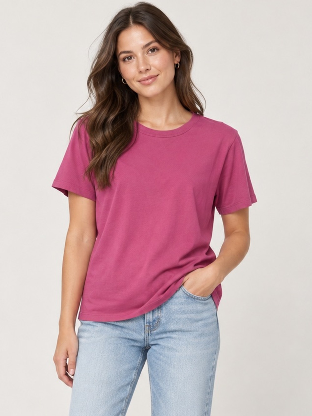 Lululemon Pink Short Sleeve Crew Neck T-Shirt Relaxed Fit